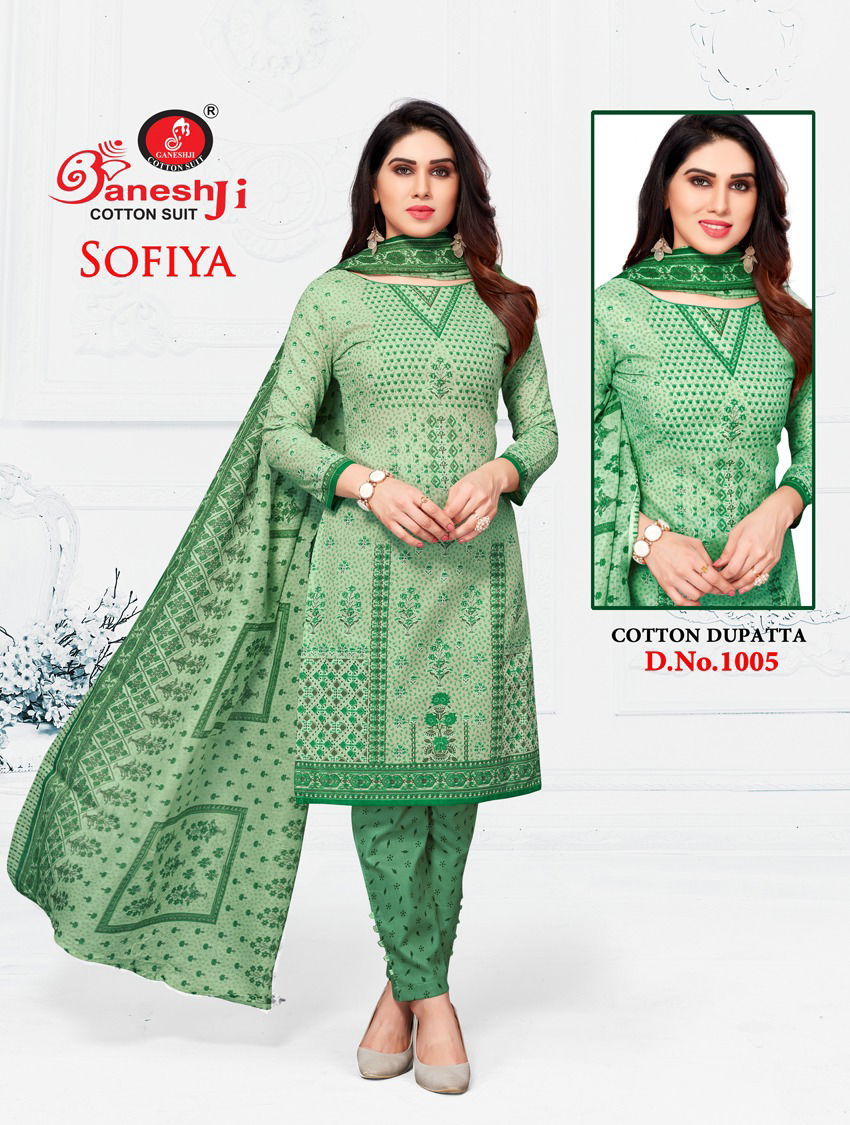 Ganeshji Sofia 1 Cotton Printed Casual Wear Designer Latest Dress Material